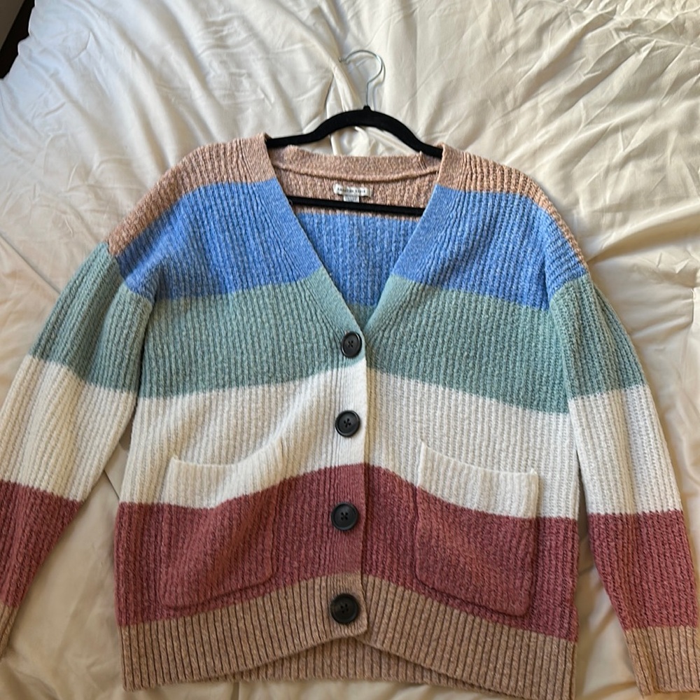 American Eagle multicolor Cardigan Sweater